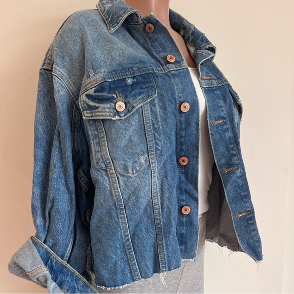 FREE PEOPLE Jean jacket - Picture 9 of 15